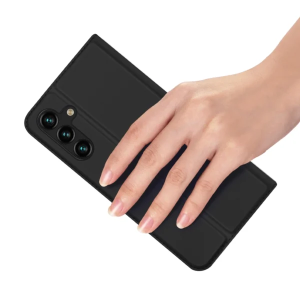Dux Ducis Skin Pro Case for Samsung Galaxy A14 4G / 5G Cover with Flip Card Wallet Stand Blackeng