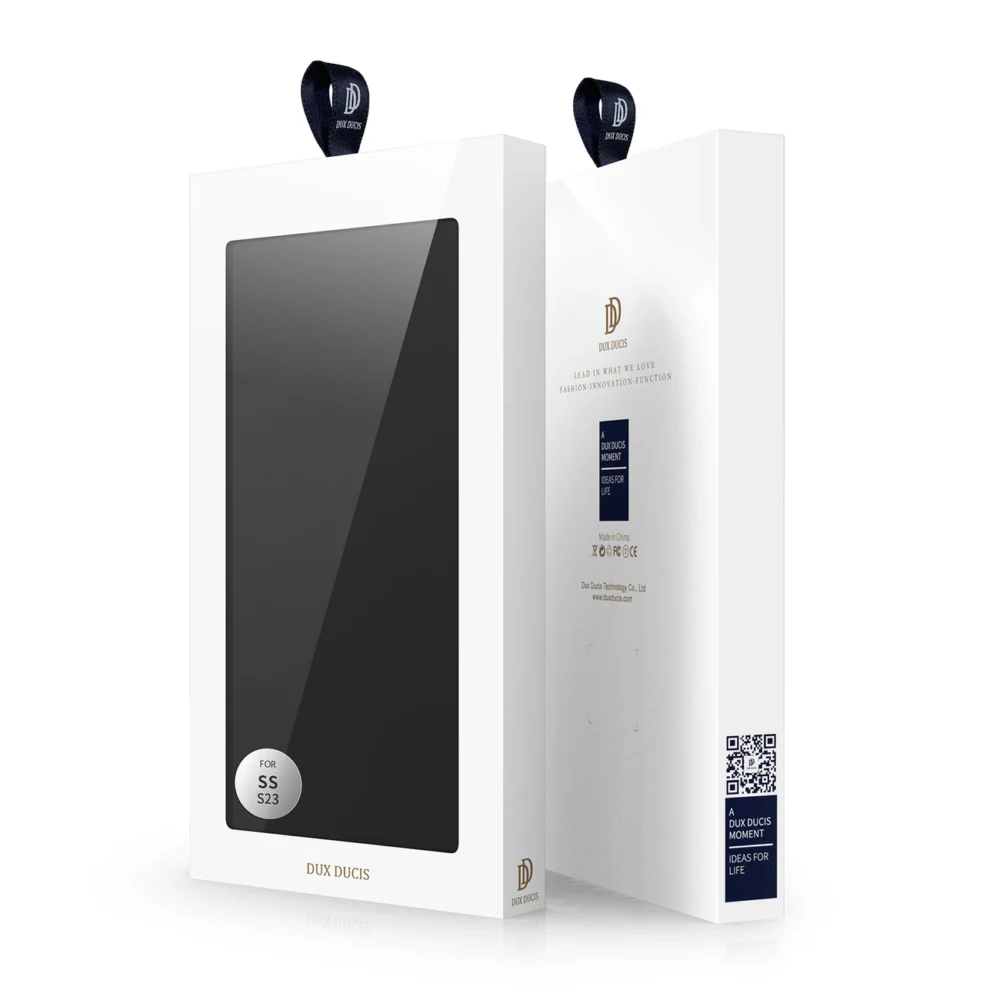 Dux Ducis Skin Pro case for Samsung Galaxy S23 cover with flap card wallet stand blackeng