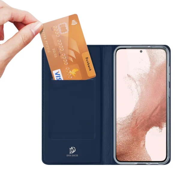 Dux Ducis Skin Pro case for Samsung Galaxy S23 cover with flap card wallet stand blueeng