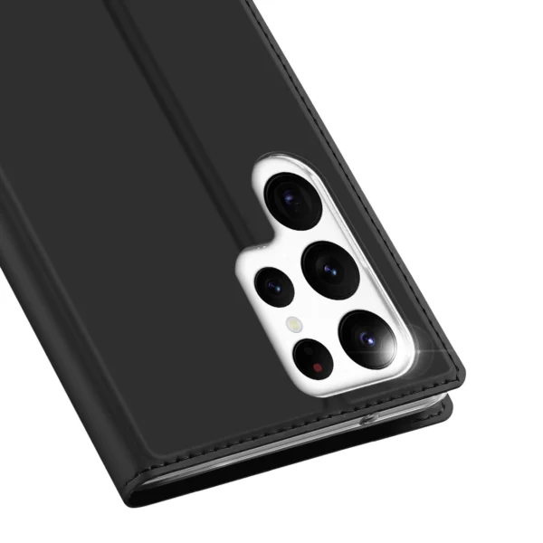 Dux Ducis Skin Pro Case for Samsung Galaxy S23 Ultra Flip Card Wallet Stand Blackeng
