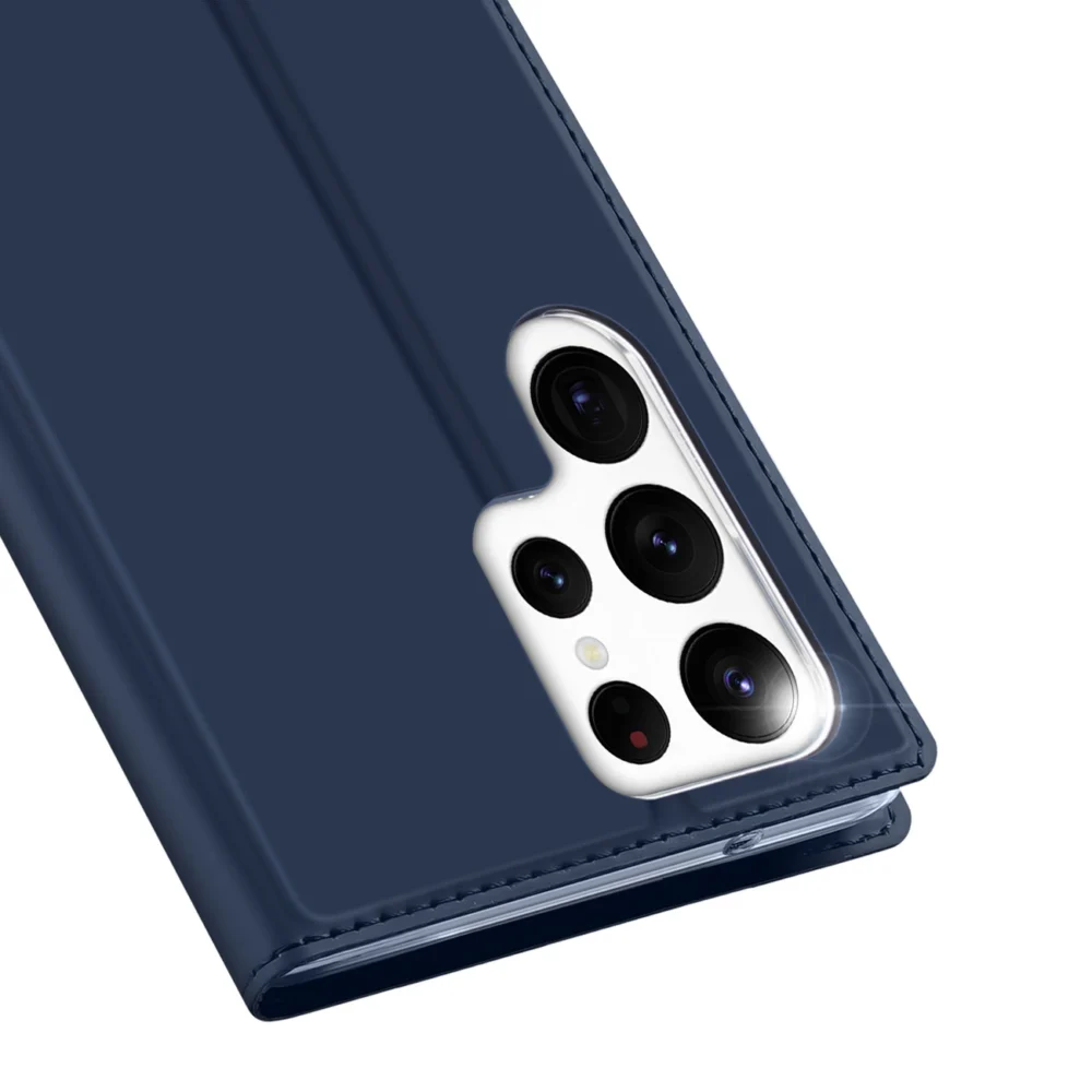 Dux Ducis Skin Pro Case for Samsung Galaxy S23 Ultra Flip Card Wallet Stand Blueeng
