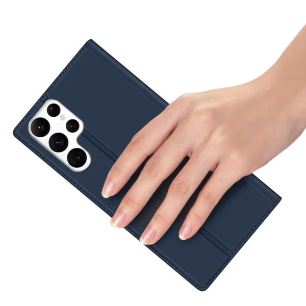 Dux Ducis Skin Pro Case for Samsung Galaxy S23 Ultra Flip Card Wallet Stand Blueeng