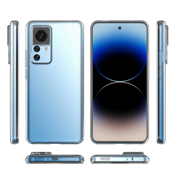 Ultra Clear 0.5mm case for Xiaomi 12T Pro / Xiaomi 12T thin cover transparenteng