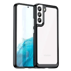 Outer Space Case for Samsung Galaxy S23+ cover with a flexible frame blackeng
