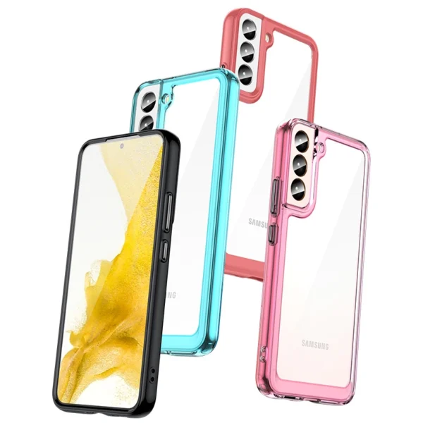 Outer Space Case for Samsung Galaxy S23+ cover with a flexible frame blackeng