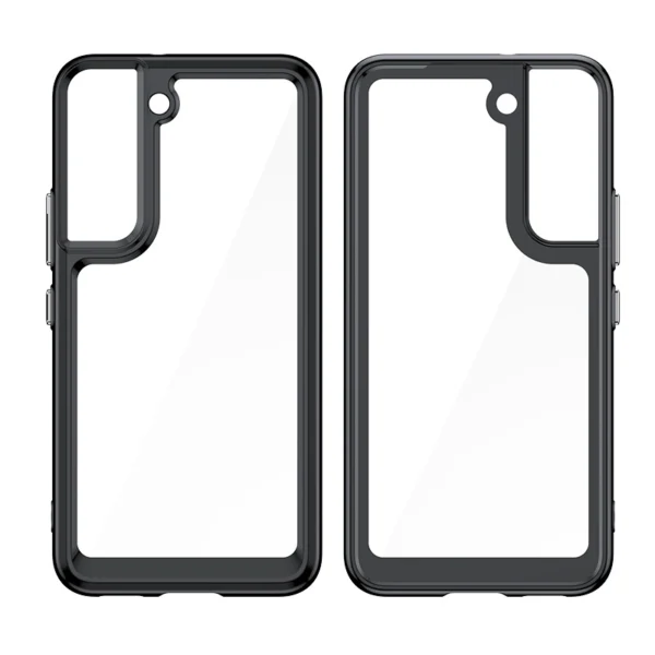 Outer Space Case for Samsung Galaxy S23+ cover with a flexible frame blackeng