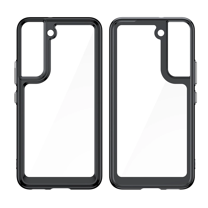 Outer Space Case for Samsung Galaxy S23+ cover with a flexible frame blackeng