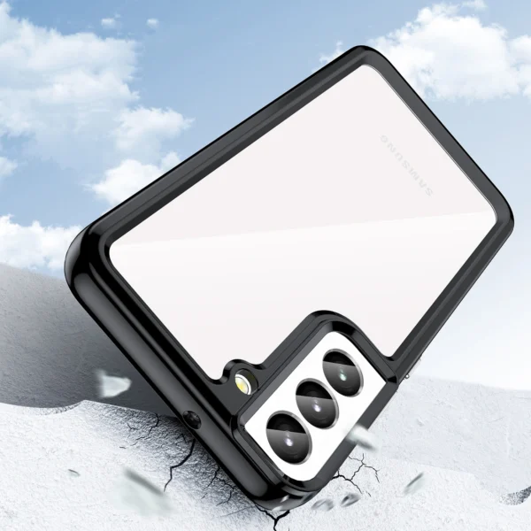 Outer Space Case for Samsung Galaxy S23+ cover with a flexible frame blackeng