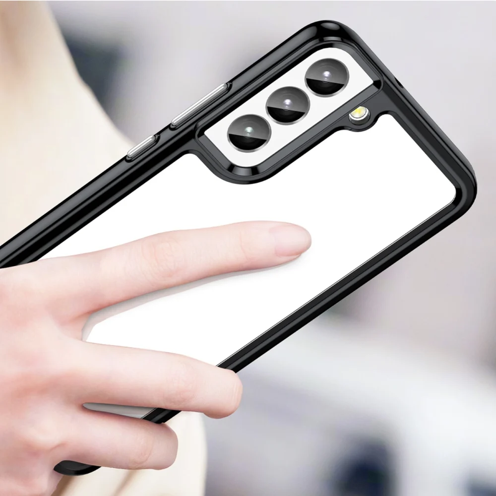 Outer Space Case for Samsung Galaxy S23+ cover with a flexible frame blackeng