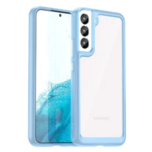Outer Space Case for Samsung Galaxy S23 cover with a flexible frame blueeng