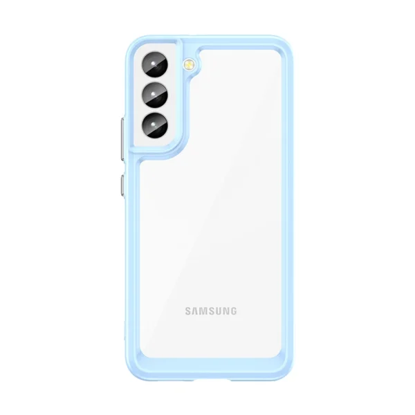 Outer Space Case for Samsung Galaxy S23 cover with a flexible frame blueeng