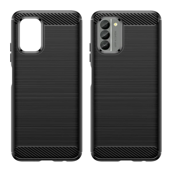 Carbon Case cover for Nokia G400 flexible silicone carbon cover blackeng