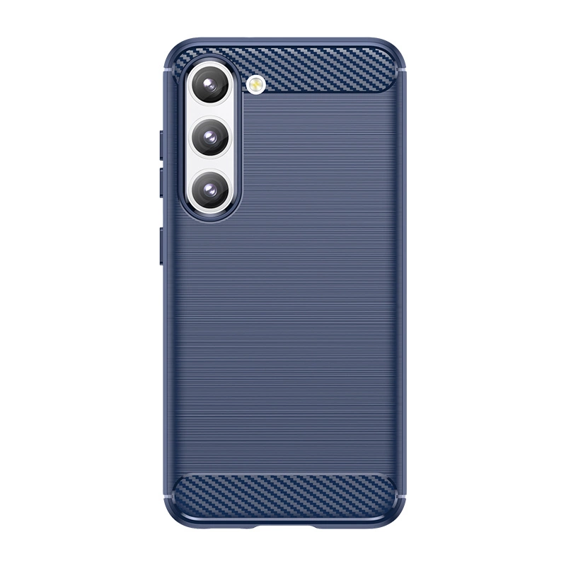 Carbon Case for Samsung Galaxy S23 flexible silicone carbon cover blueeng