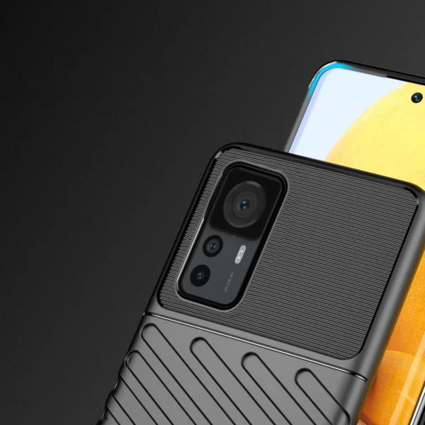 Thunder Case case for Xiaomi 12T Pro / Xiaomi 12T silicone armor case blackeng