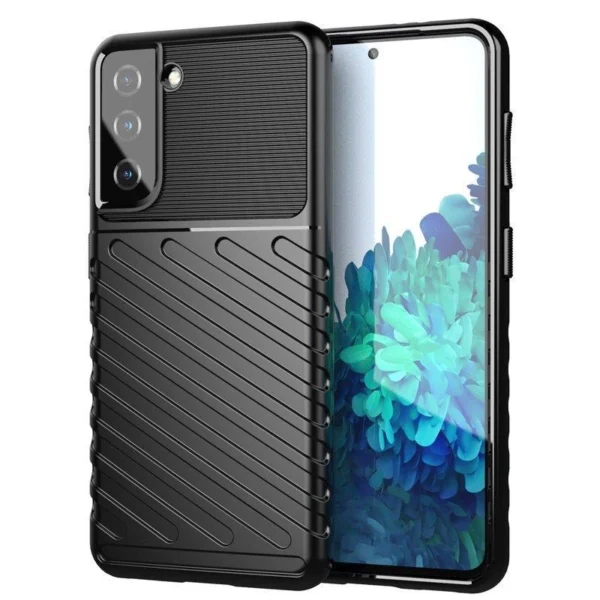 Thunder Case case for Samsung Galaxy A14 5G silicone armor case blackeng