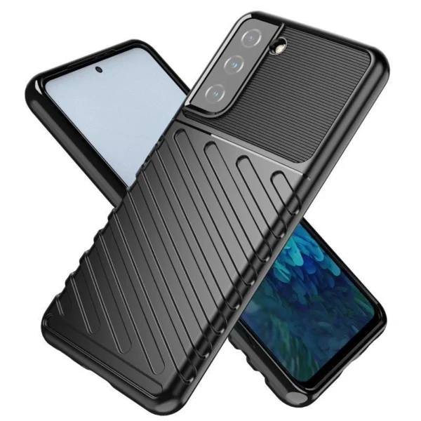 Thunder Case case for Samsung Galaxy A14 5G silicone armor case blackeng