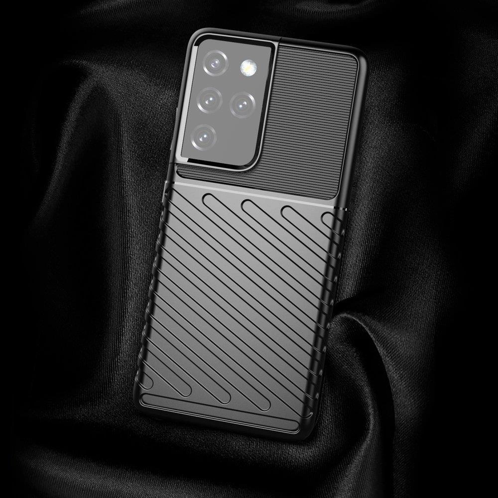 Thunder Case for Samsung Galaxy S23 Ultra silicone armor case blueeng