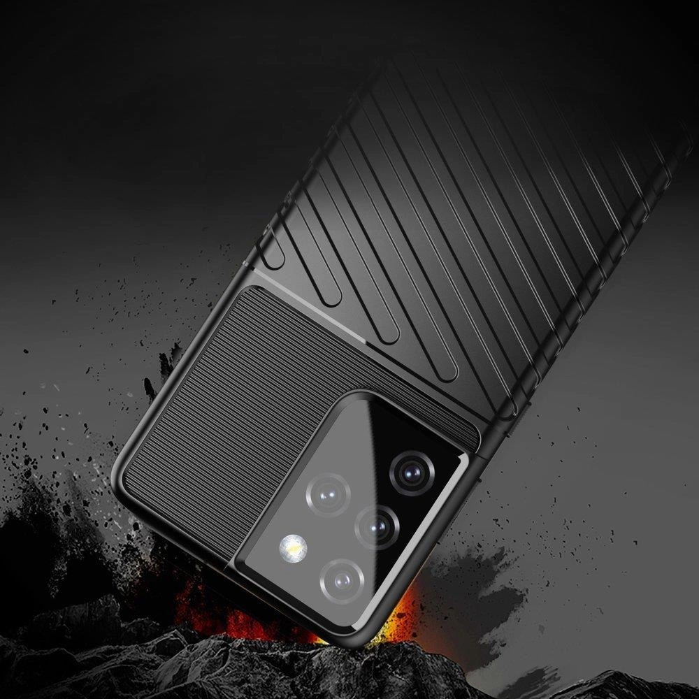 Thunder Case for Samsung Galaxy S23 Ultra silicone armor case blueeng