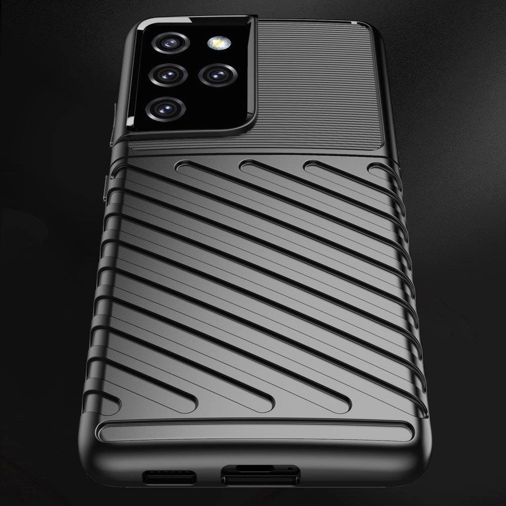 Thunder Case for Samsung Galaxy S23 Ultra silicone armor case blueeng