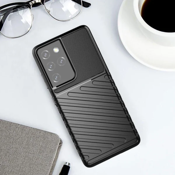 Thunder Case for Samsung Galaxy S23 Ultra silicone armor case blueeng