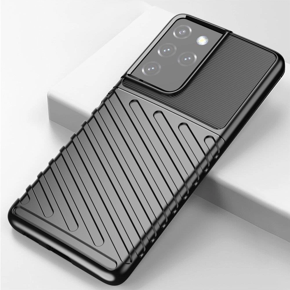 Thunder Case for Samsung Galaxy S23 Ultra silicone armor case blueeng