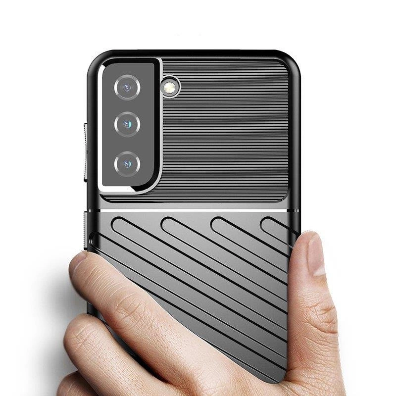 Thunder Case case for Samsung Galaxy S23+ silicone armor case blueeng