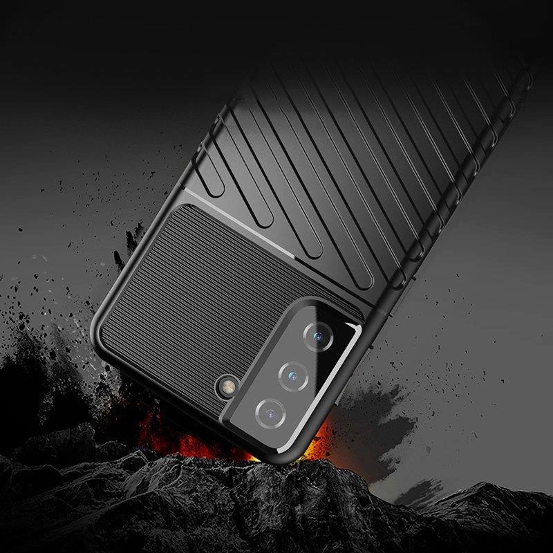 Thunder Case case for Samsung Galaxy S23+ silicone armor case blueeng
