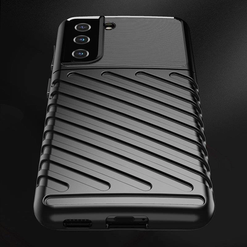 Thunder Case case for Samsung Galaxy S23+ silicone armor case blueeng