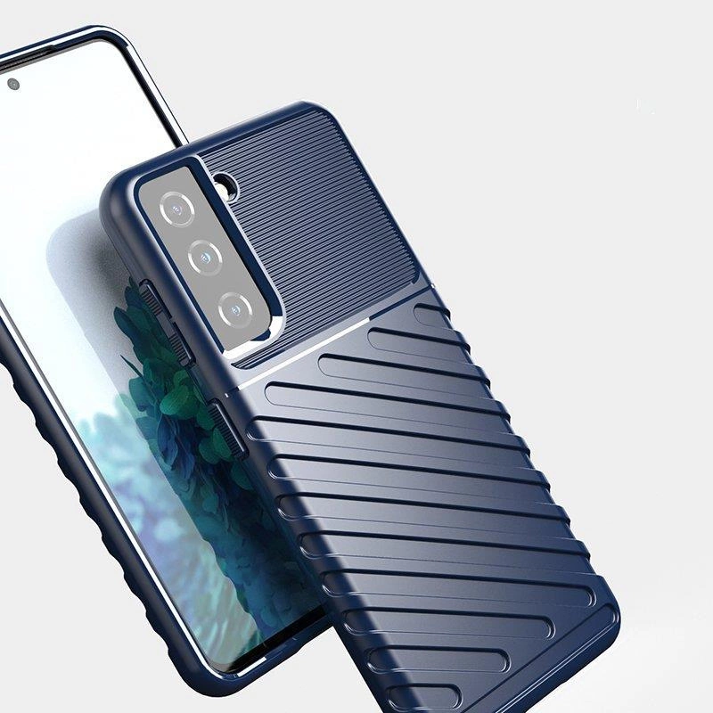Thunder Case case for Samsung Galaxy S23+ silicone armor case blueeng