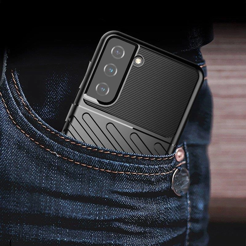 Thunder Case case for Samsung Galaxy S23+ silicone armor case blueeng