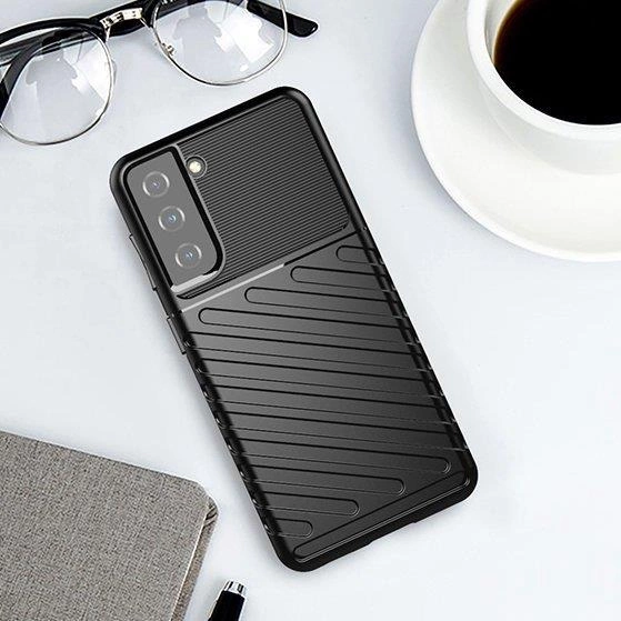 Thunder Case case for Samsung Galaxy S23+ silicone armor case blueeng