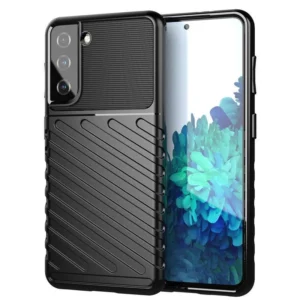 Thunder Case case for Samsung Galaxy S23+ silicone armor case blackeng
