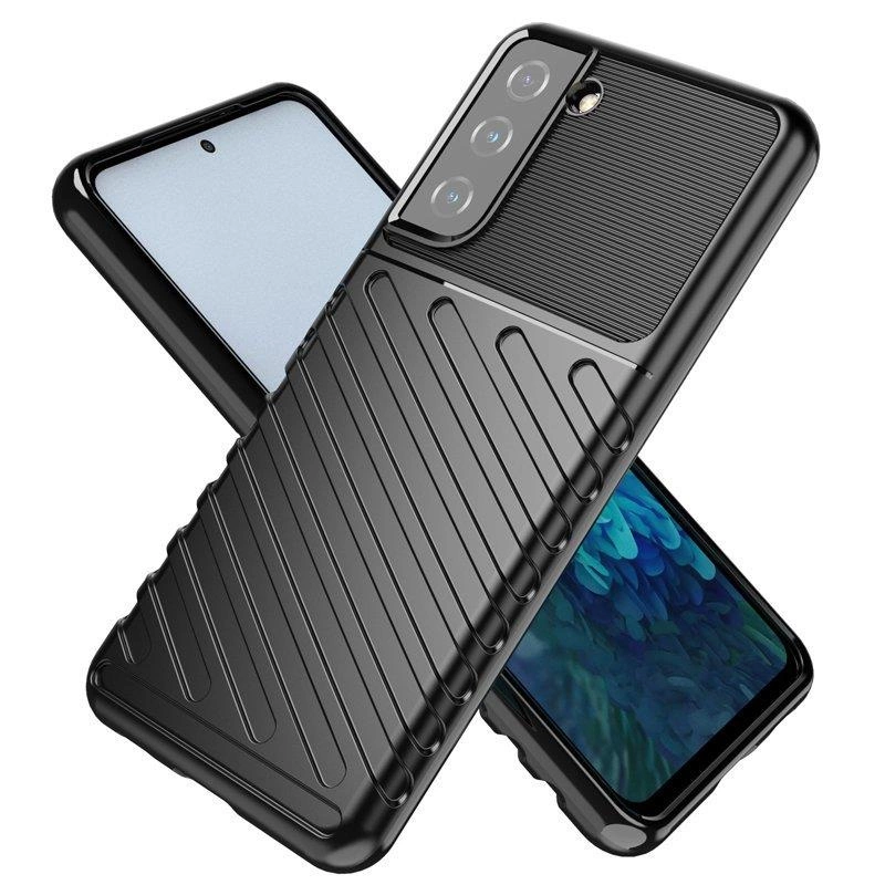 Thunder Case for Samsung Galaxy S23, silicone, armored cover, blueeng