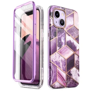 Supcase Cosmo iPhone 14 Plus Case - Pink Marbleeng