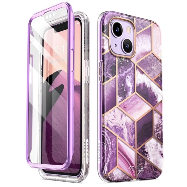 Supcase Cosmo iPhone 14 Plus Case - Pink Marbleeng