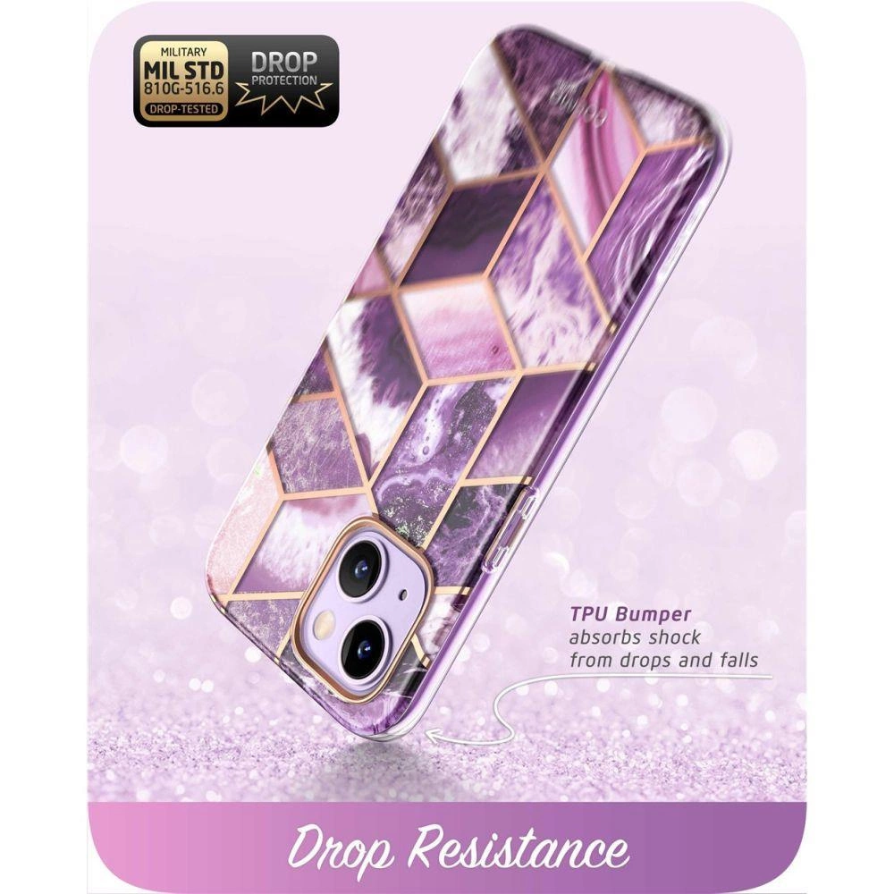 Supcase Cosmo iPhone 14 Plus Case - Pink Marbleeng