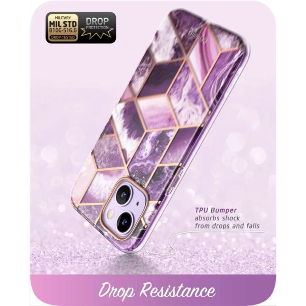 Supcase Cosmo iPhone 14 Plus Case - Pink Marbleeng