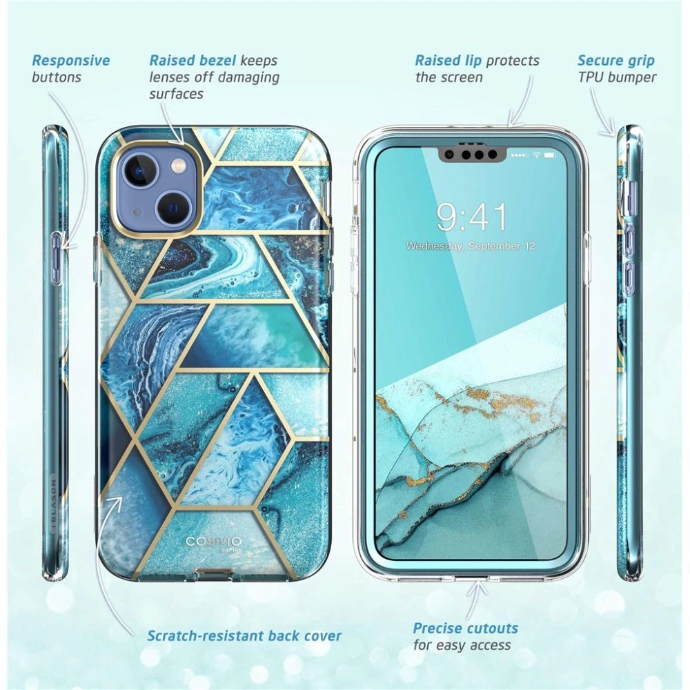 Supcase Cosmo iPhone 14 Plus Case - Blueeng