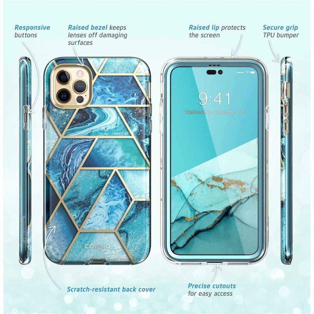 Supcase Cosmo iPhone 14 Pro Max Case - Blueeng