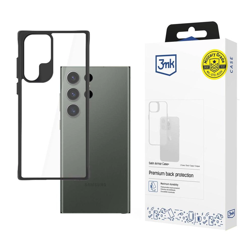 Samsung Galaxy S23 Ultra - 3mk Satin Armor Case+eng