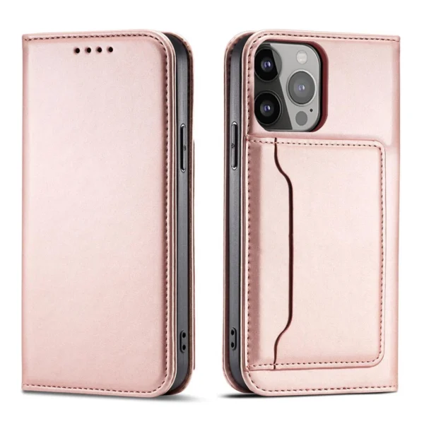 Magnet Card Case for Samsung Galaxy S23 Flip Wallet Stand Pinkeng