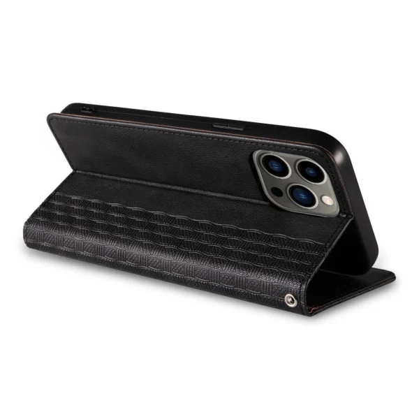 Magnet Strap Case for Samsung Galaxy S23+ Flip Wallet Mini Lanyard Stand Blackeng