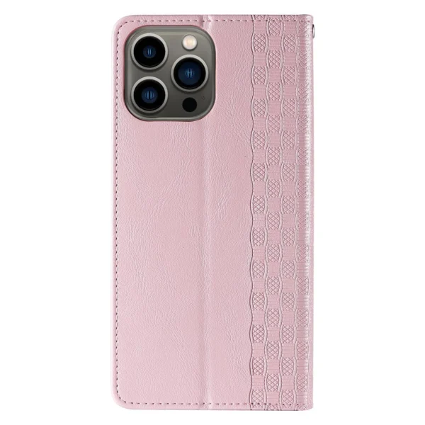 Magnet Strap Case for Samsung Galaxy S23+ Flip Wallet Mini Lanyard Stand Pinkeng