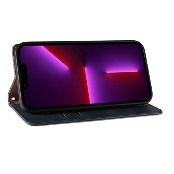 Magnet Strap Case Case for Samsung Galaxy S23 Ultra Flip Wallet Mini Lanyard Stand Blueeng