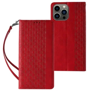 Magnet Strap Case for Samsung Galaxy S23 Ultra Flip Wallet Mini Lanyard Stand Redeng
