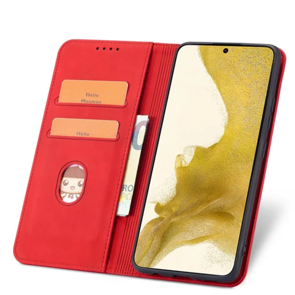 Magnet Fancy Case for Samsung Galaxy S23 flip cover wallet stand redeng