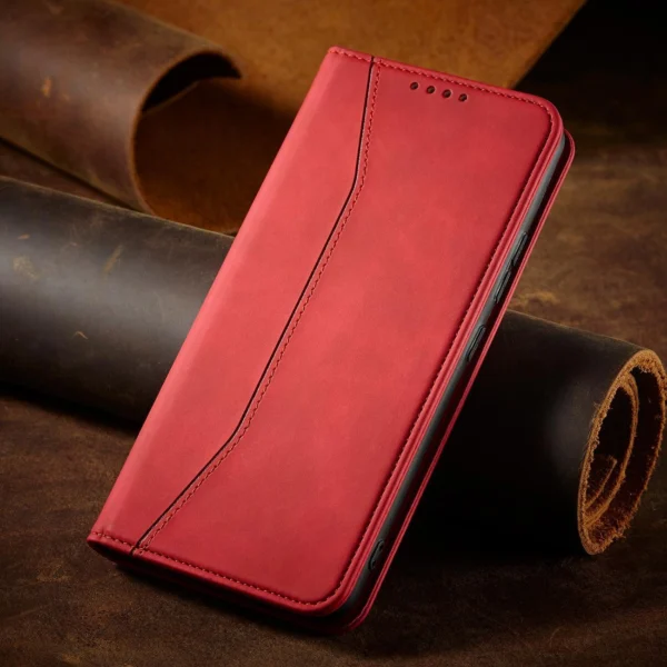 Magnet Fancy Case for Samsung Galaxy S23 flip cover wallet stand redeng