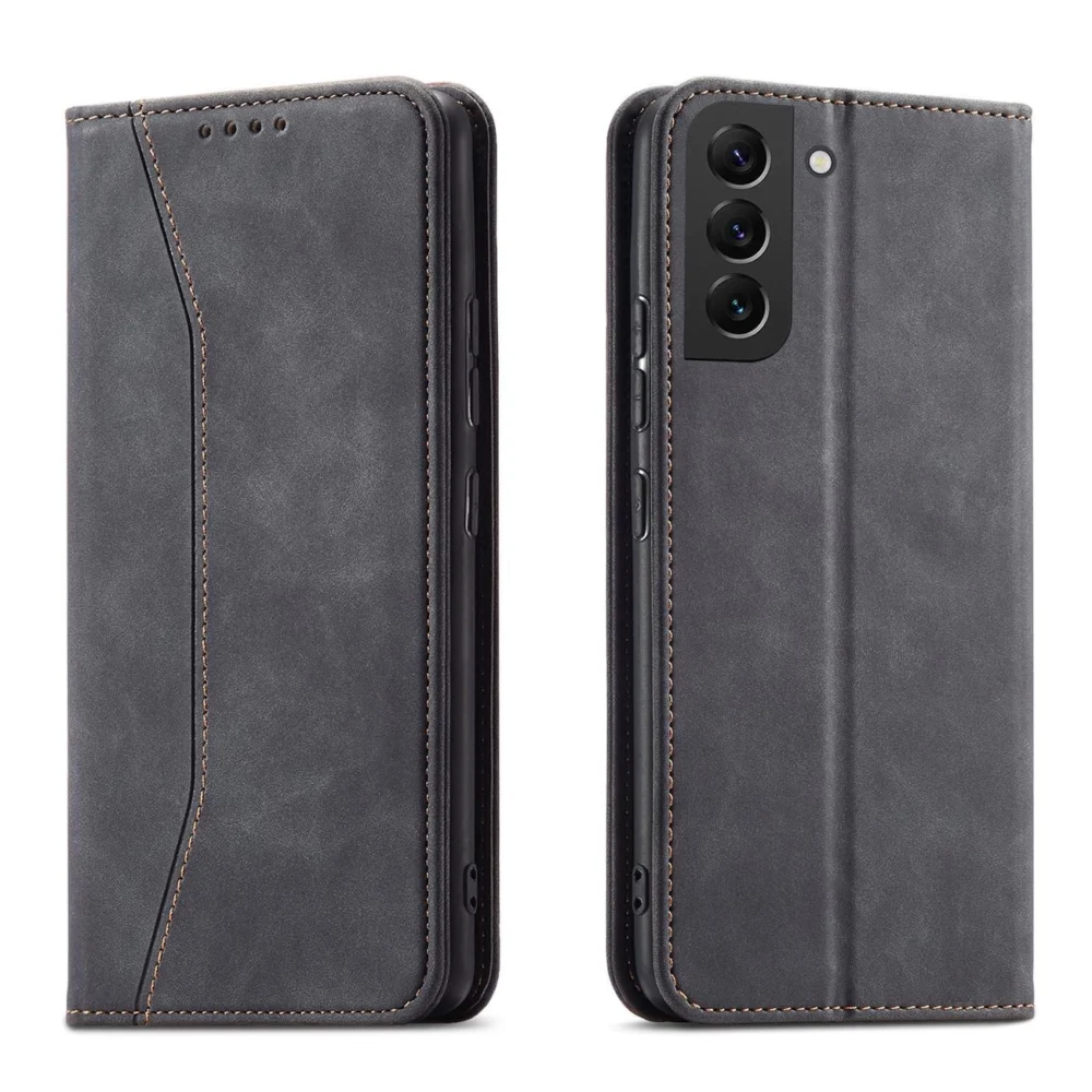 Magnet Fancy Case for Samsung Galaxy S23+ flip cover wallet stand blackeng
