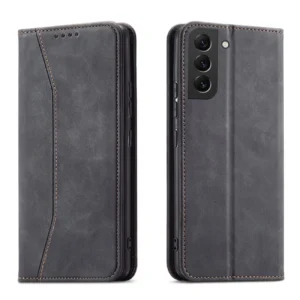 Magnet Fancy Case for Samsung Galaxy S23+ flip cover wallet stand blackeng