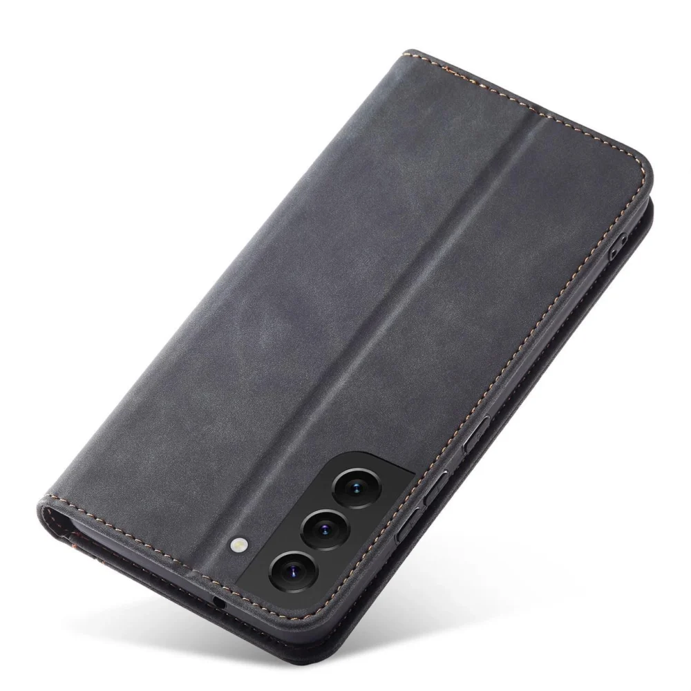 Magnet Fancy Case for Samsung Galaxy S23+ flip cover wallet stand blackeng